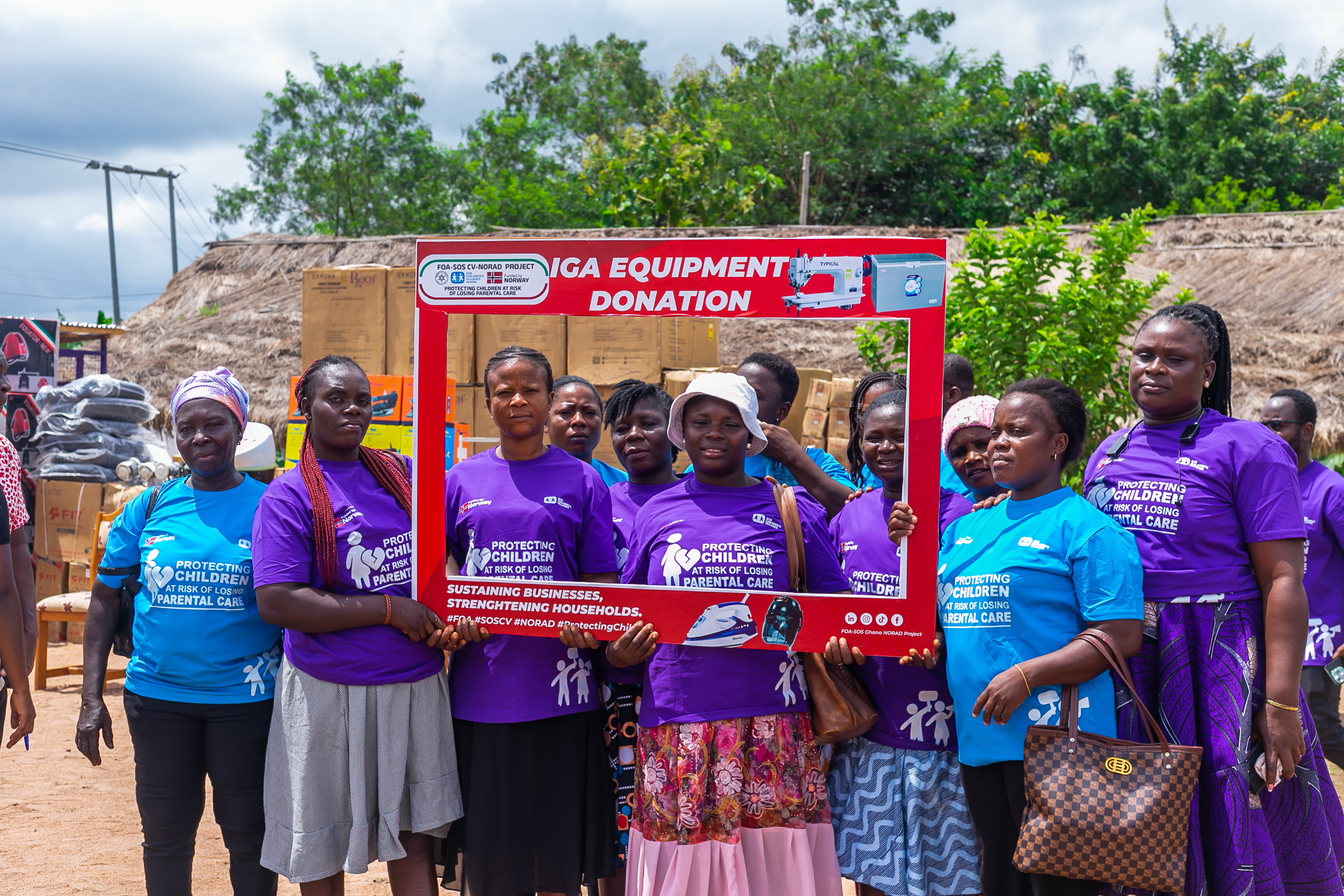 Donation and Handover of Income Generation Activity (IGA) Equipments to Caregivers.
