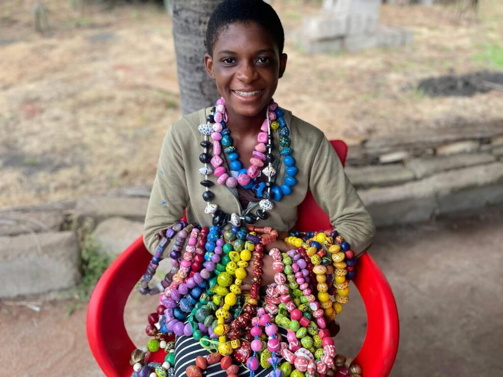 A finished craft work